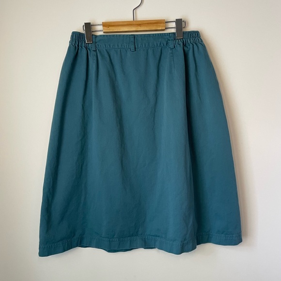Vintage Teal Skirt - Picture 3 of 5